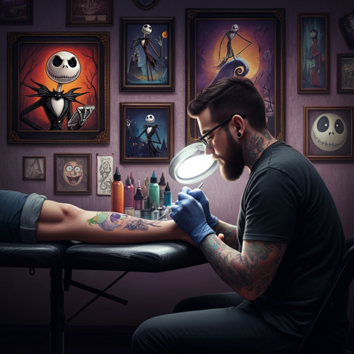 nightmare before christmas tattoos